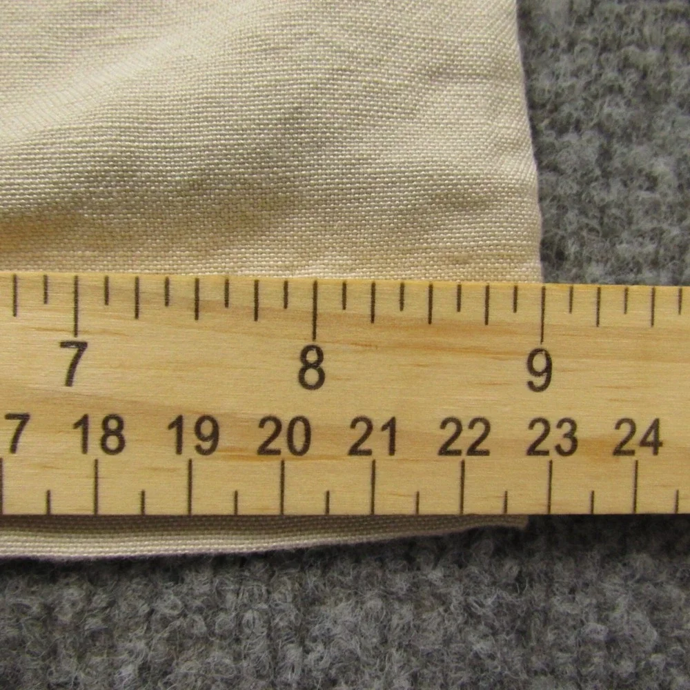 Savane Pants Men 36x32 (29.5) Linen Viscose Blend Straight Fit Flat Pants Summer